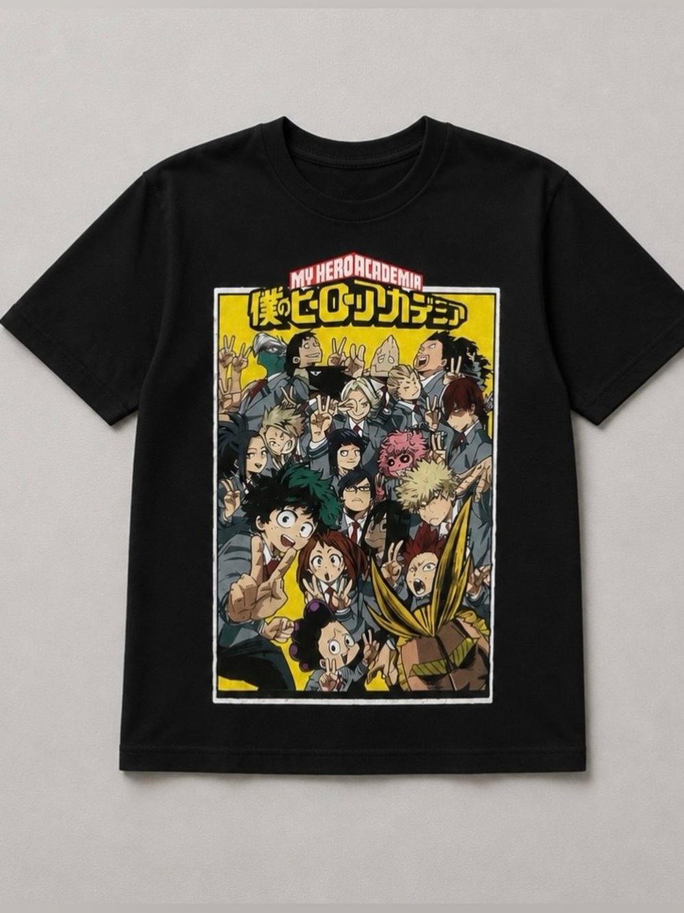 My Hero Academia- Funmation Black  Graphic Tee XL